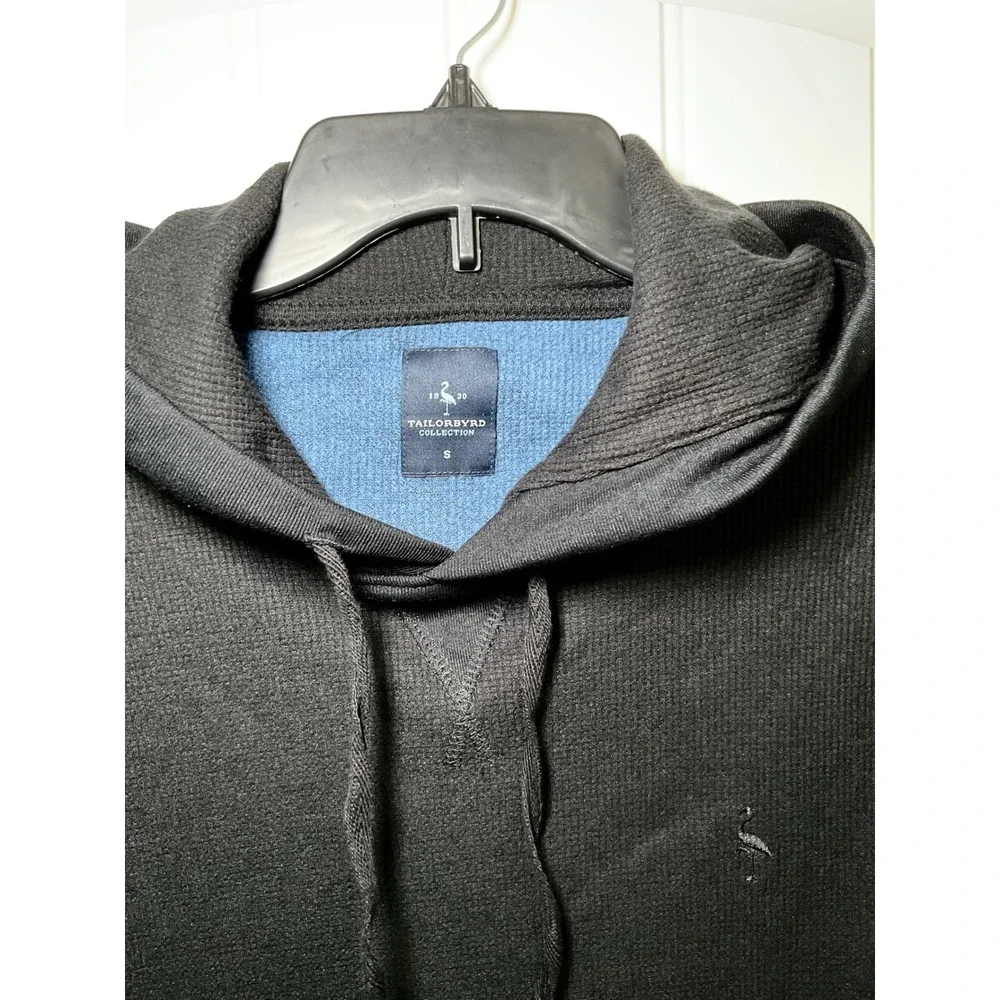 Tailorbyrd Collection Men's Black Cozy Knit Hoodie‎ Size Small NWOT